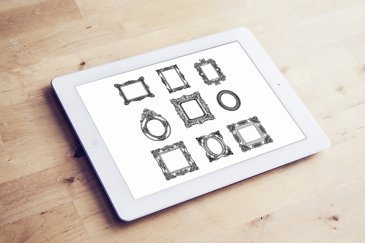Picture frames sketch illustrations, a Decorative Illustration by Natalya Levish (Photo 3 of 3)