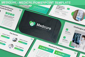 Medcure - Powerpoint Template, a Templates & Theme by SlideFactory