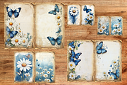 Daisy Flower Junk Journal Pages, a Background Graphic by Douce Créativité (Thumbnail 6 of 6)