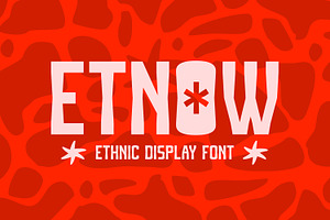 Etnow - Ethnic Font