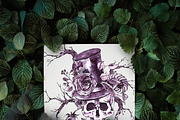 Creepy Halloween Clipart, a Seasonal Illustration by Depiano (Thumbnail 6 of 10)