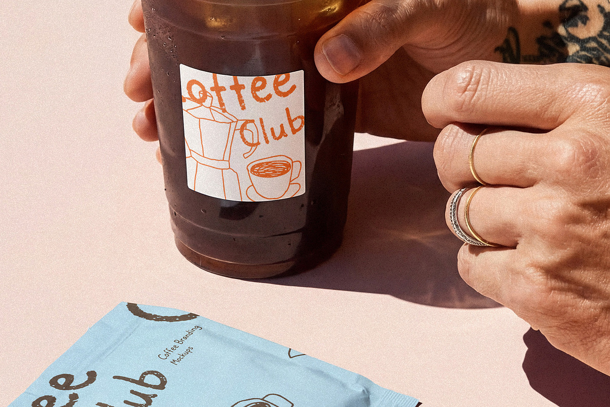Iced Coffee Cup Mockup, a Cups & Container Mockup by nkate (Photo 3 of 6)