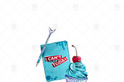 Pink Blue Nursery Cherry Clip Art, an Illustration by Frou Fou Craft (Thumbnail 4 of 8)