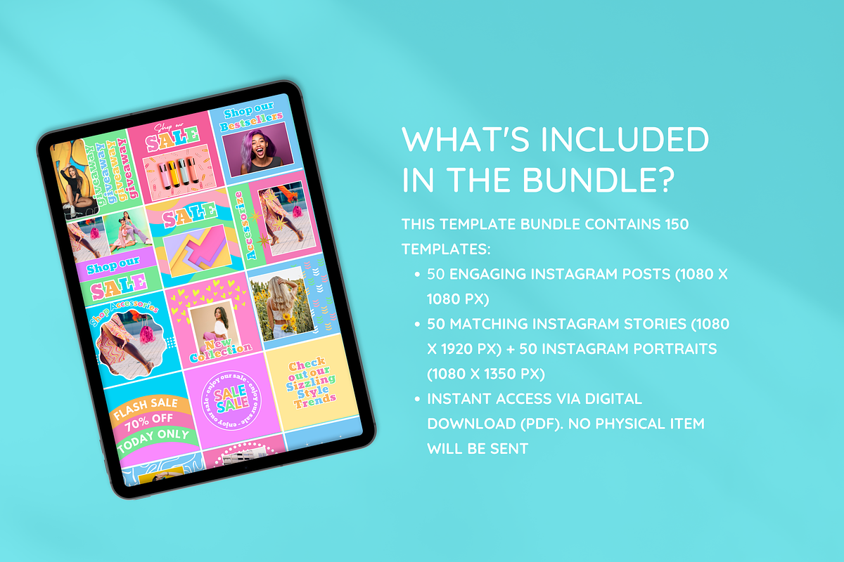 Bold & Bright Instagram Templates preview 5