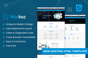 MarKoz - Web Hosting HTML Template