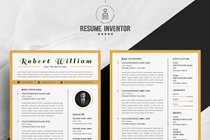 Vibrant Professional CV