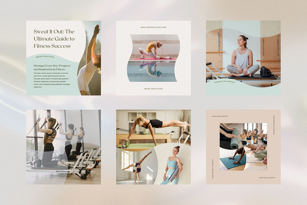 Canva Instagram Templates Yoga, a Social Media Template by Keikoya (Photo 13 of 13)