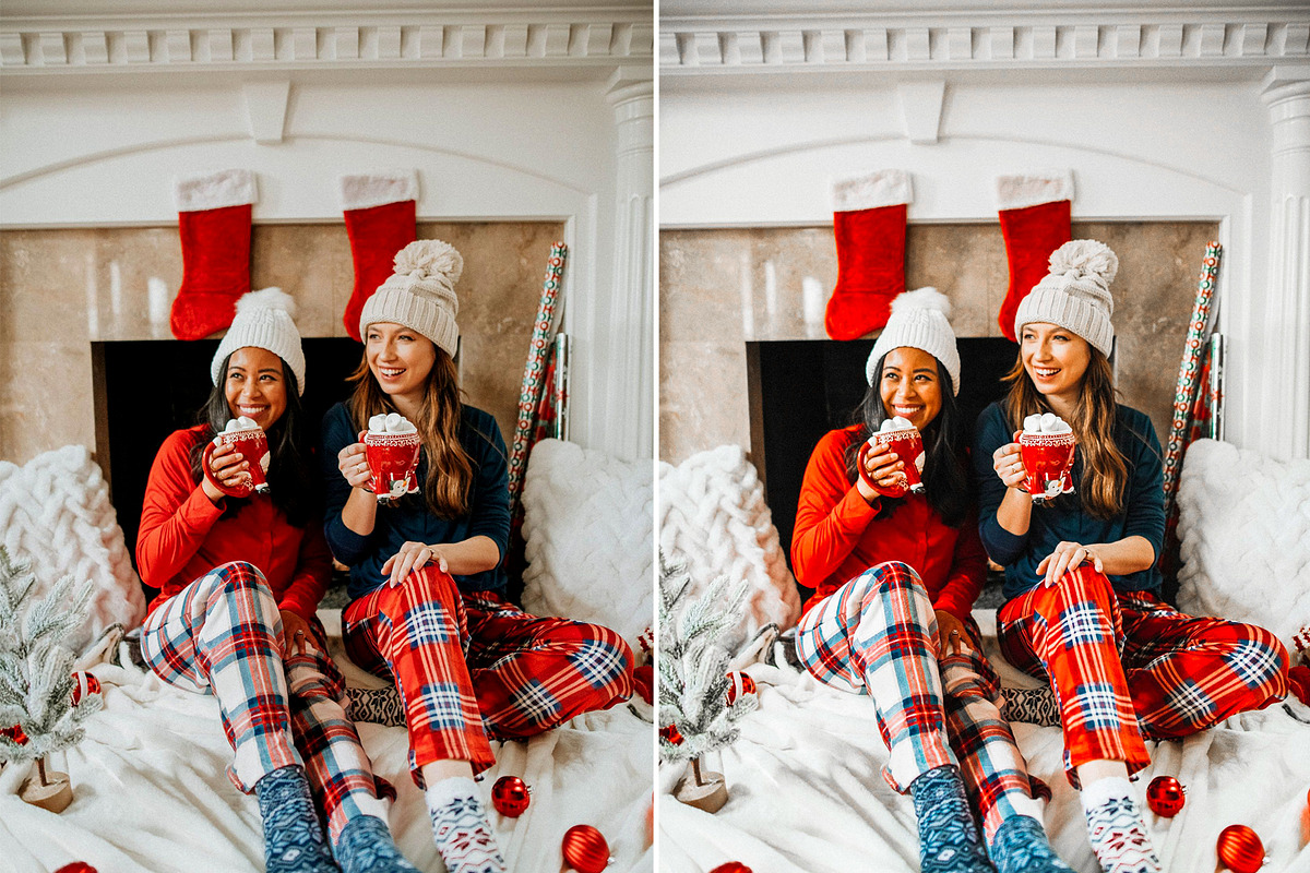 10 HOLIDAY Lightroom Mobile Preset, a Preset Add-On by CCPreset (Photo 2 of 6)