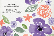 Watercolor Purple Flower Cross, an Invitation Template by La Bella Rue (Thumbnail 4 of 4)