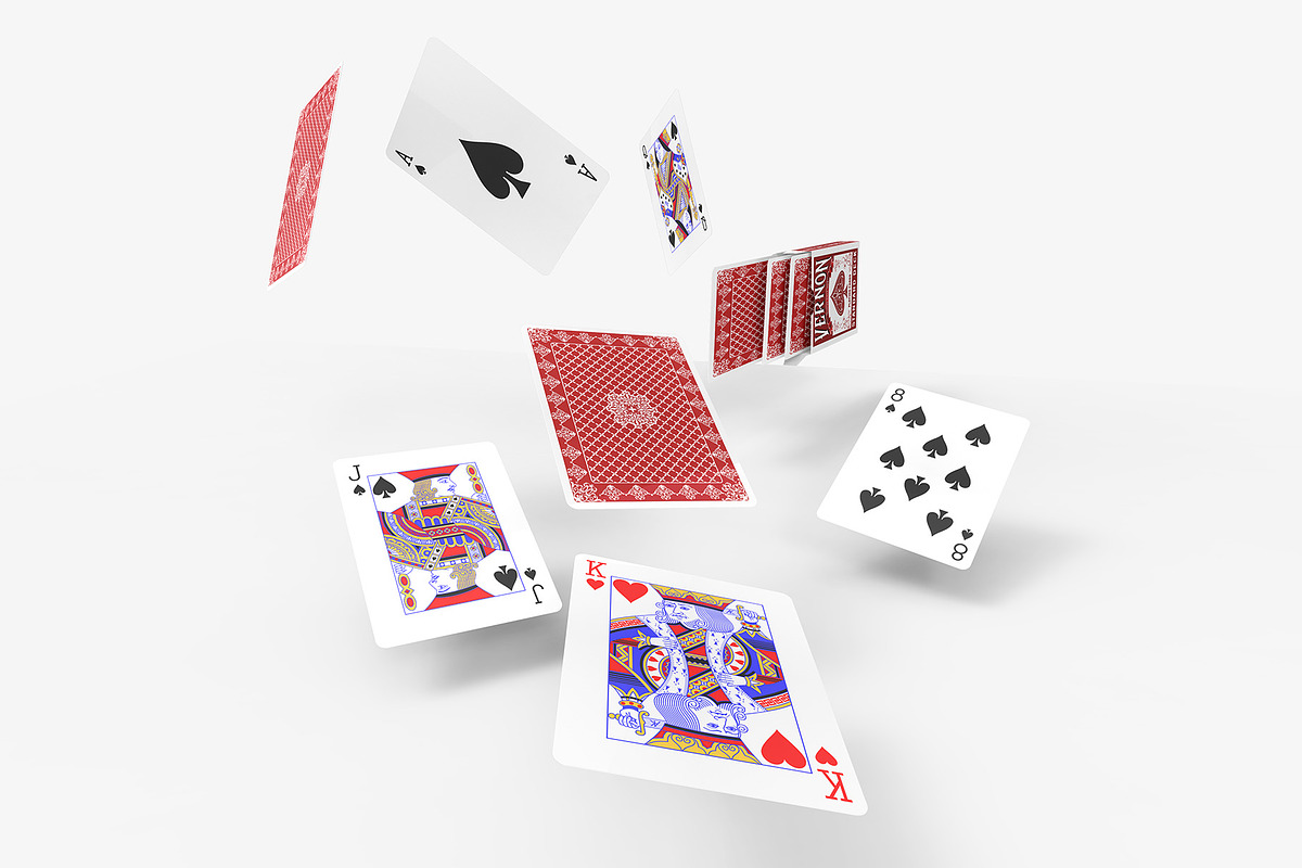 Playing Cards Mockup v.7 - 6 views, a Merchandise Mockup by Illusiongraphic (Photo 7 of 18)