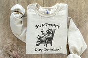 Raccoon with Wine, Day Drinking Art, an Illustration by SharpMarketplace (Thumbnail 8 of 9)