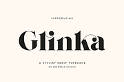 Glinka - A Stylist Serif Font, a Serif Font by zeenesia (Thumbnail 25 of 25)
