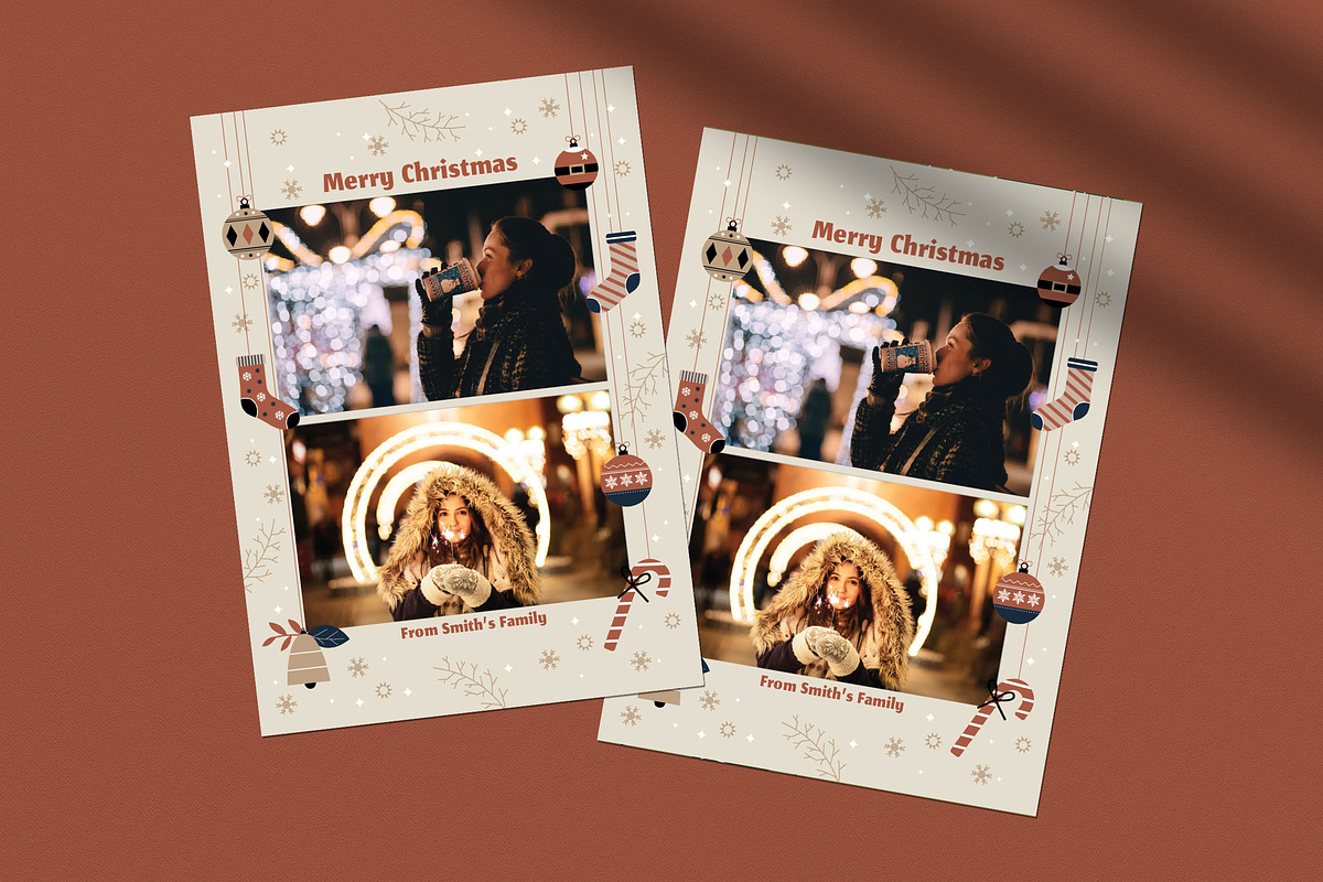 Christmas Greeting Card, an Invitation Template by graphicook (Photo 3 of 4)