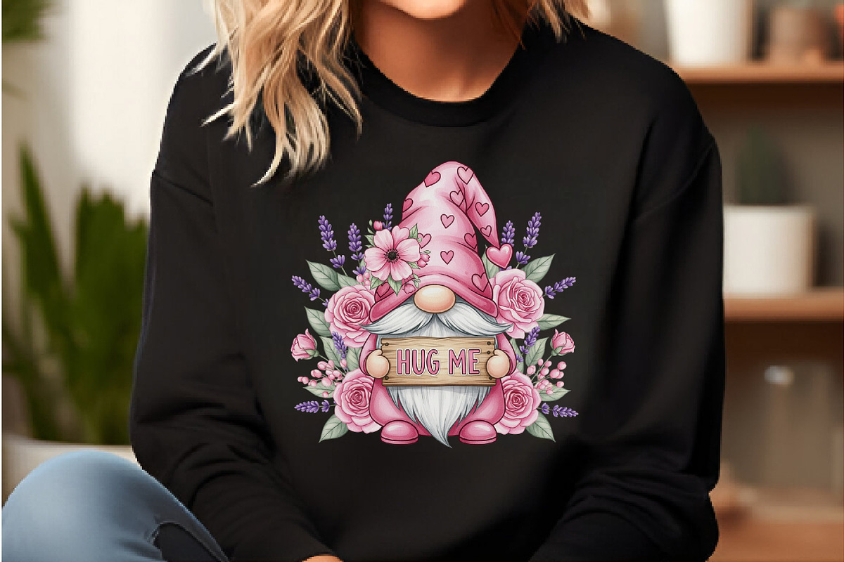 Hug Me Gnome Clipart PNG, an Illustration by DreamCafeArt (Photo 4 of 6)