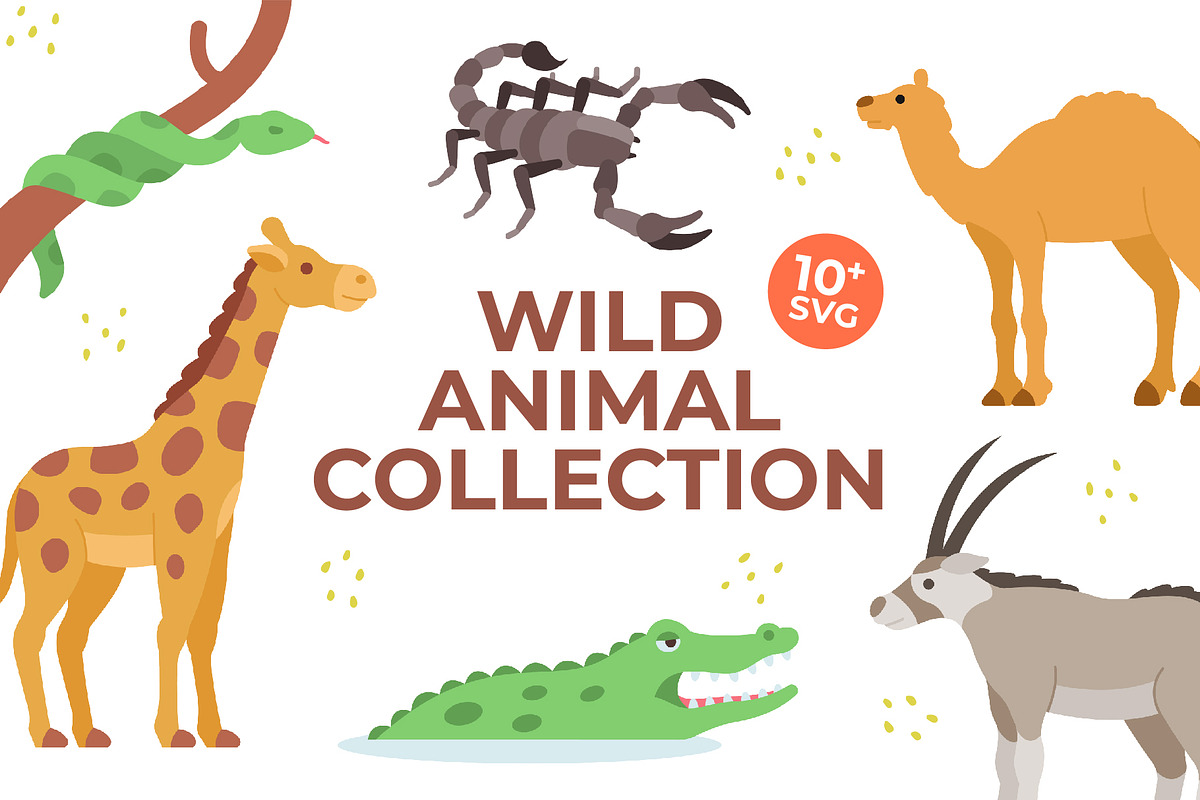 Wild Animal Set, a Graphic by Bekeen.co (Photo 1 of 2)