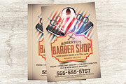 Barber Shop Flyer Template, a Flyer Template by Hotpin (Thumbnail 2 of 3)