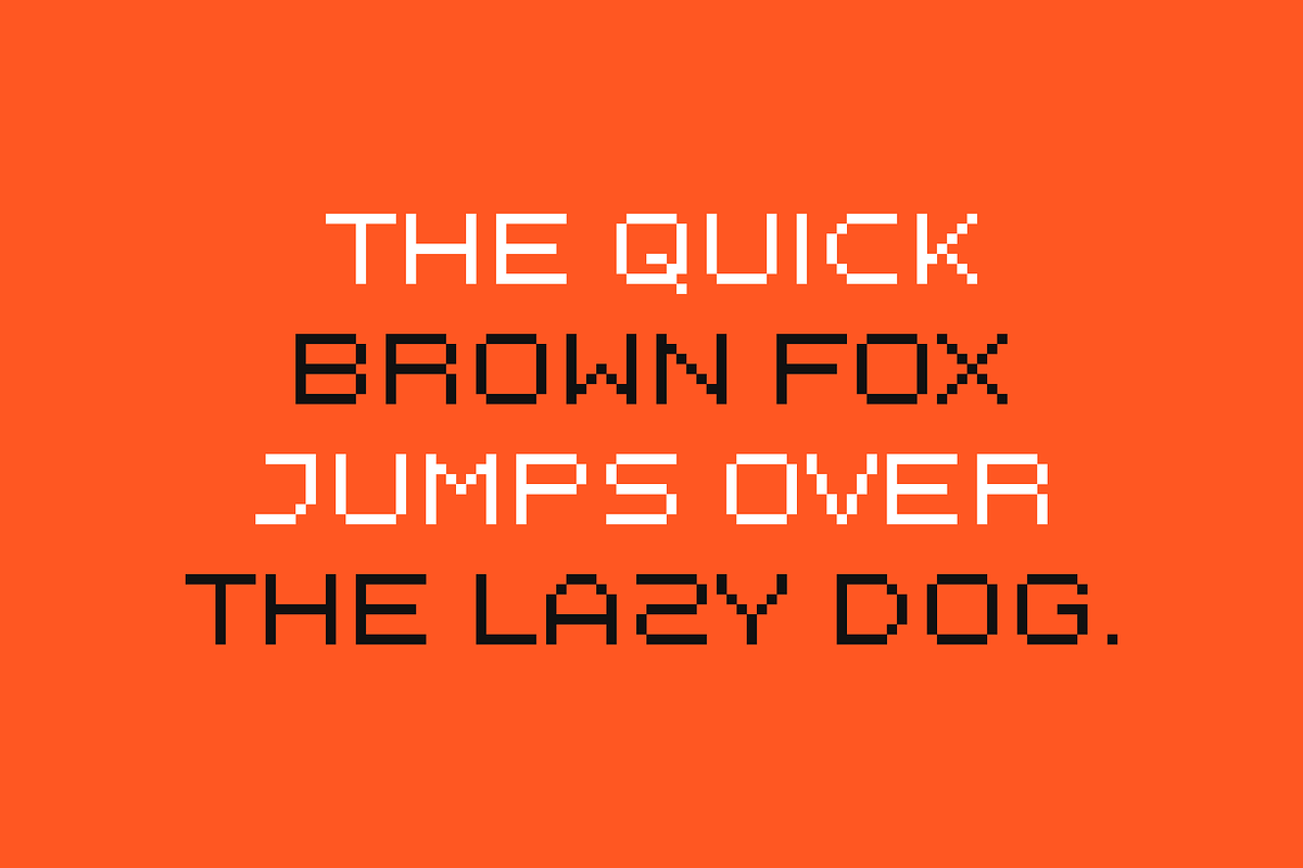 Prochamp - Pixel Typeface, a Sans Serif Font by alpercakici (Photo 11 of 14)