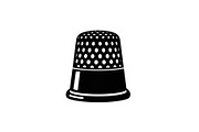 Tailor Sewing Thimble Tool Icon, an Icon by musafir_fashion (Thumbnail 3 of 10)
