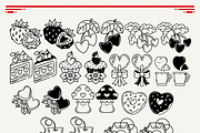 LOVE clipart collection, an Object Illustration by heyXeni (Thumbnail 6 of 8)