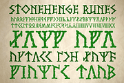 Stonehenge - runic middle earth font, a Serif Font by Comicraft Fonts (Thumbnail 3 of 4)