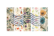 Butterflies Wildflowers Pen Wraps, a Pattern Graphic by SmallTownDigital (Thumbnail 2 of 3)
