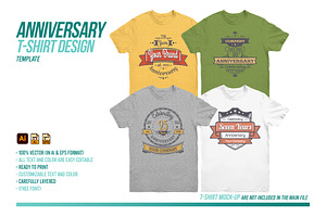 Anniversary T-Shirt Design