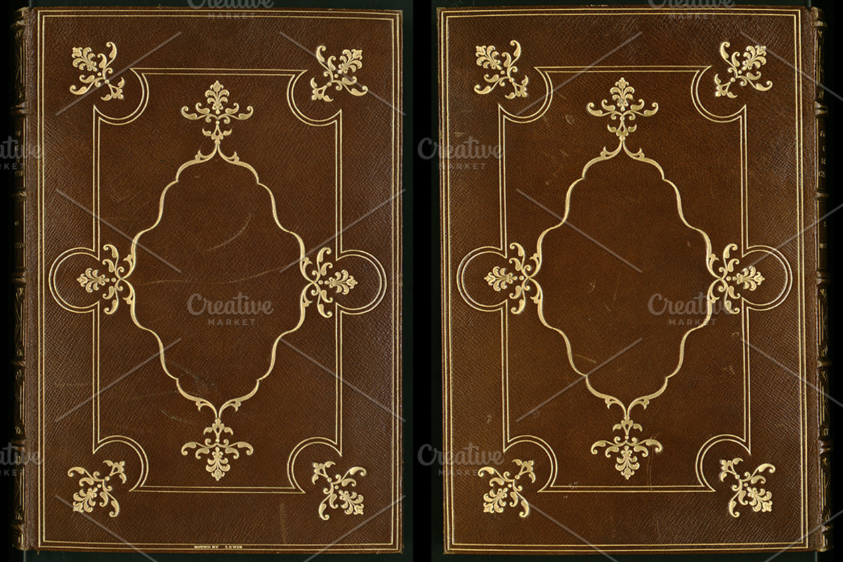 Antique Book Cover Textures, a Texture Graphic by Blue Line Design (Photo 2 of 25)