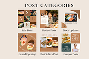Restaurant Instagram Templates, a Social Media Template by Social Assumptions (Thumbnail 6 of 9)