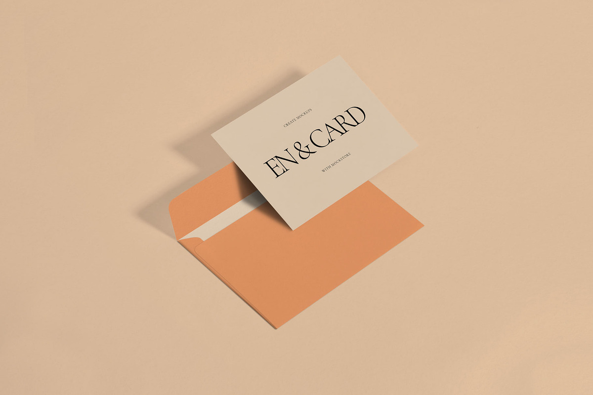 Envelope & Card Invitation Mockups, a Print Template by Mockstore (Photo 6 of 14)