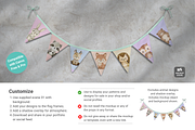 Fabric Bunting Canva Smart Mockup, a Household Mockup by Mockup Scene (Thumbnail 6 of 10)