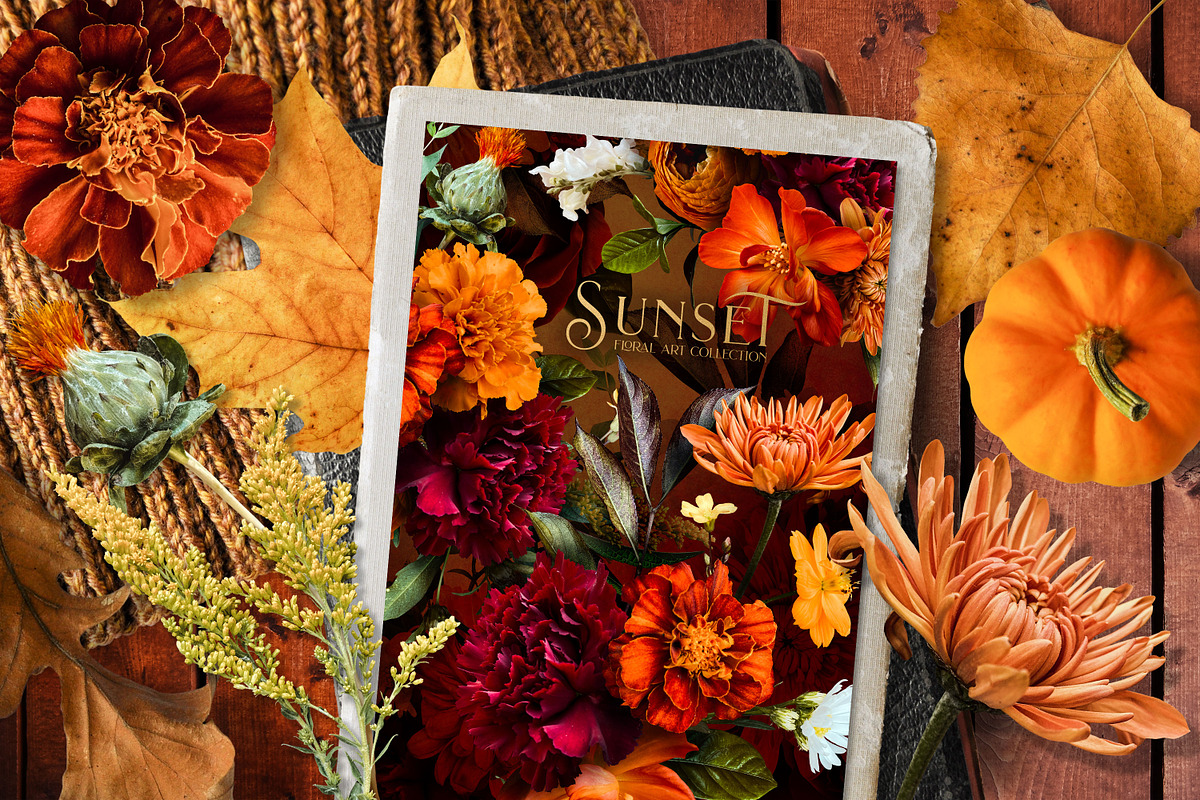 Sunset Floral Art Collection, an Object Graphic by Eclectic Anthology (Photo 15 of 20)
