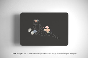 Postcard Mockup A6 Rounded Corners