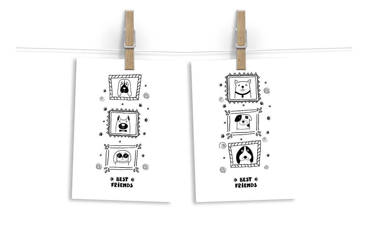 Hand drawn big bundle with animals, an Animal Illustration by Alona Savchuk (Photo 18 of 21)