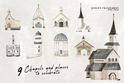 Wedding map creator watercolor, an Illustration by Cocoa studio by Eliza M (Thumbnail 5 of 18)