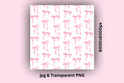 Soft Pink Bows Seamless Pattern, an Illustration by Stellalunarts (Thumbnail 3 of 4)