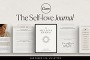 Self-love Journal Canva Template, a Presentation Template by HelloKarla (Thumbnail 1 of 7)