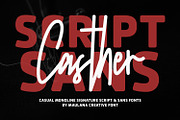 Cashter Casual Script Sans Font, a Script Font by Maulana Creative (Thumbnail 1 of 7)
