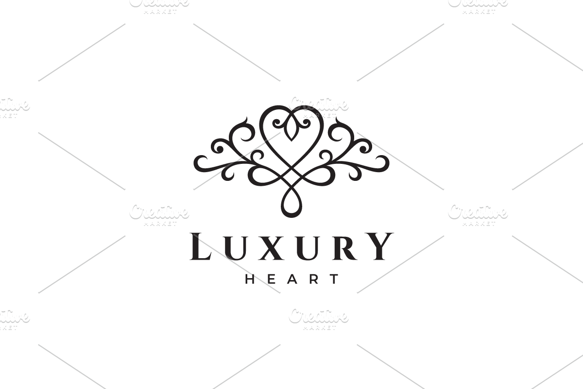 Luxury Heart Logo, a Branding & Logo Template by yopie (Photo 4 of 4)