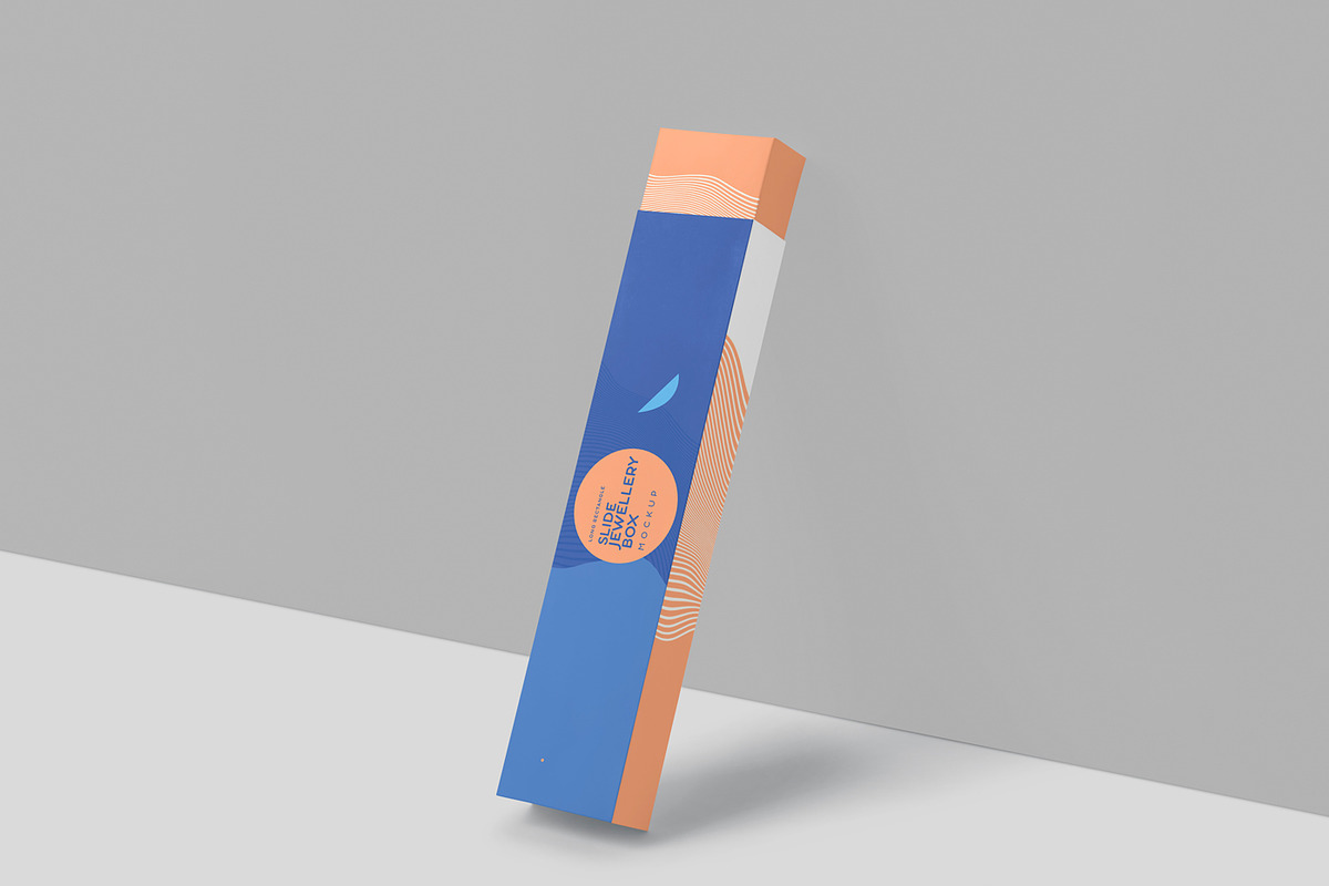 Long Rectangle Slide Box Mockups, a Packaging Mockup by GfxFoundry (Photo 4 of 7)