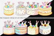 Easter Cake Clipart, a Graphic by Artnoy (Thumbnail 2 of 5)