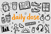 Mental Health & Wellness Doodle, a Healthcare Illustration by Huza Studio (Thumbnail 3 of 10)