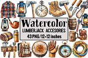 Lumberjack Accesories, an Illustration by Design Market (Thumbnail 1 of 3)