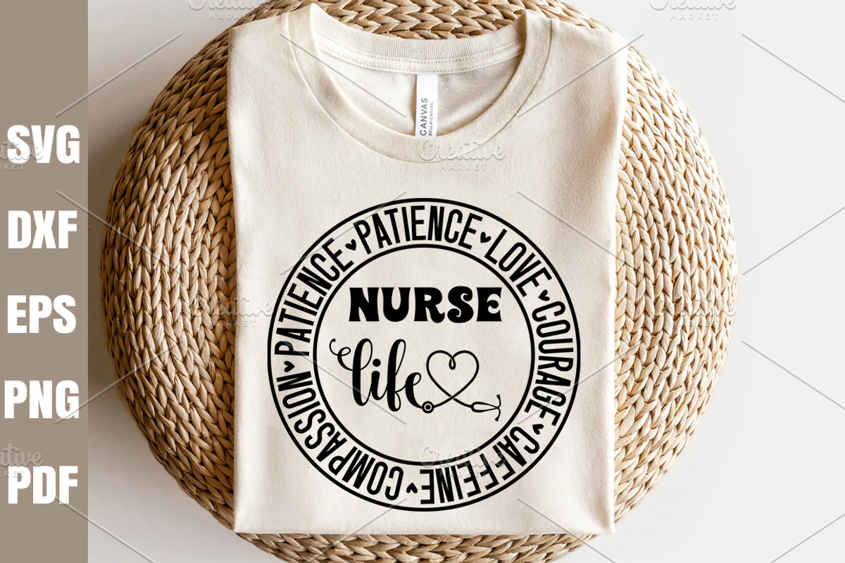 Nurse Life SVG Bundle, Nurse SVG, a Graphic by Designer302 (Photo 9 of 10)