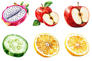 Fresh Summer Fruit PNG Bundle, an Illustration by Pixels.Craft (Thumbnail 3 of 10)