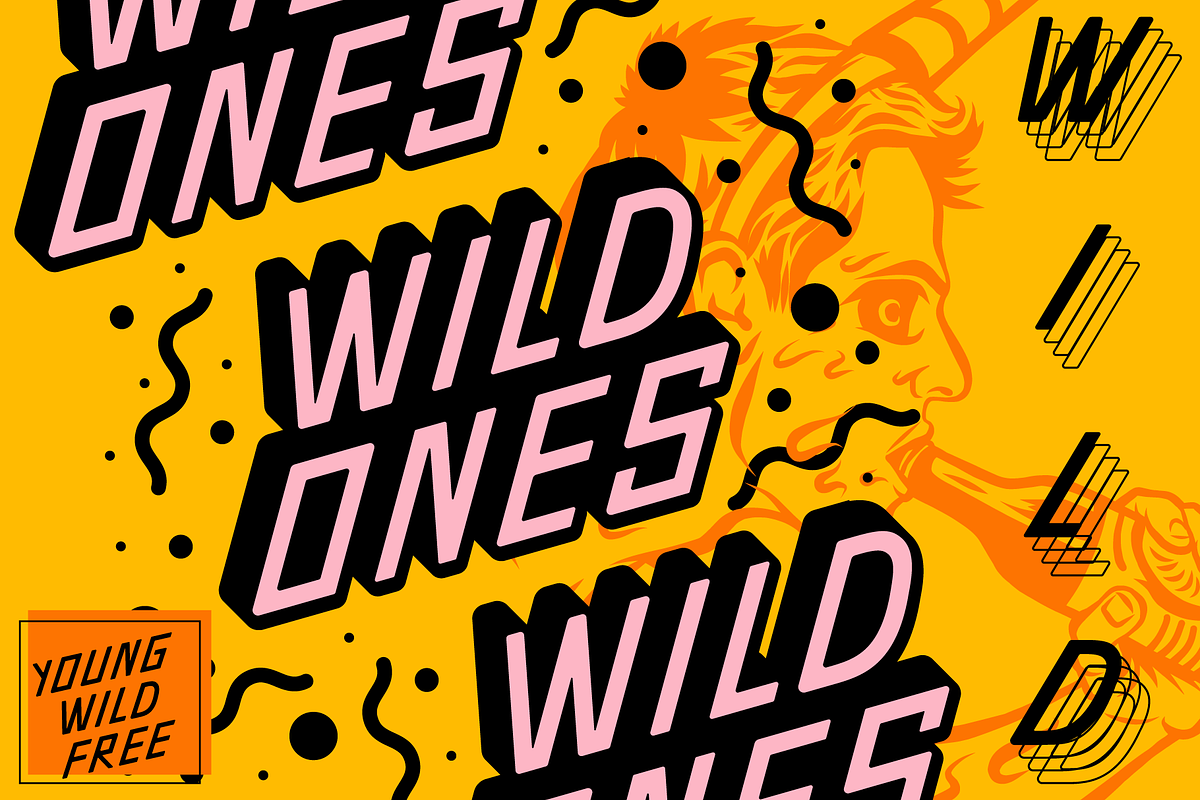 Soda and Poppers Display Font, a Font by Brethrendesignco (Photo 4 of 4)