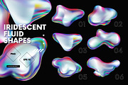 3d Fluid iridescent shapes, an Illustration by MaximGertsen (Thumbnail 1 of 5)
