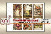 Thanksgiving day-2 picture collage, an Object Illustration by CraftArtStory (Thumbnail 2 of 3)