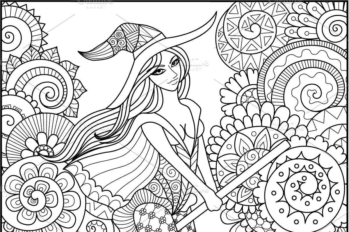 14 Halloween coloring pages, an Animal Illustration by Somjai King (Photo 15 of 15)