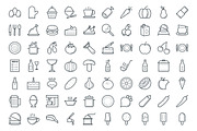 300+ Food Vector Icons, an Outline Icon by Vectors Market (Thumbnail 3 of 5)
