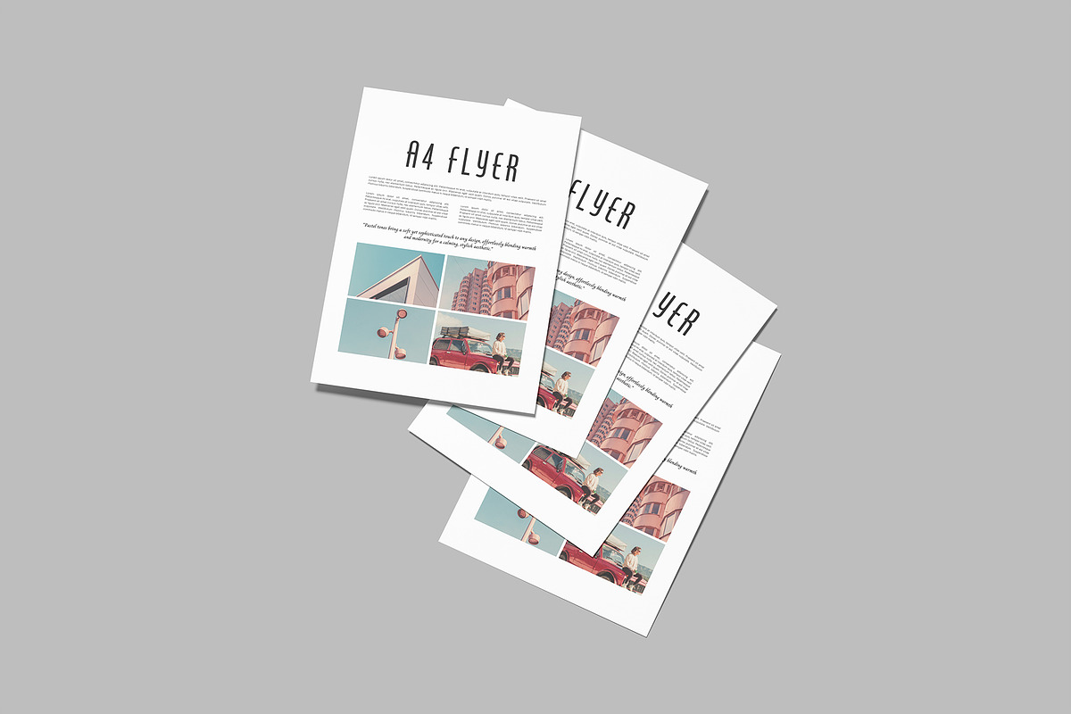 A4 Flyer Mockup, an Advertising Mockup by rizalamora (Photo 2 of 11)